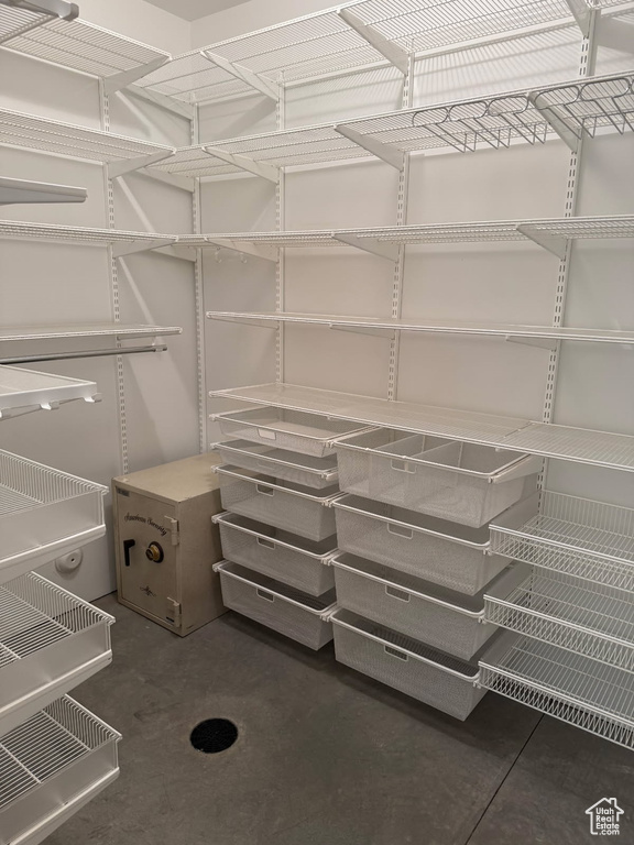 View of storage area