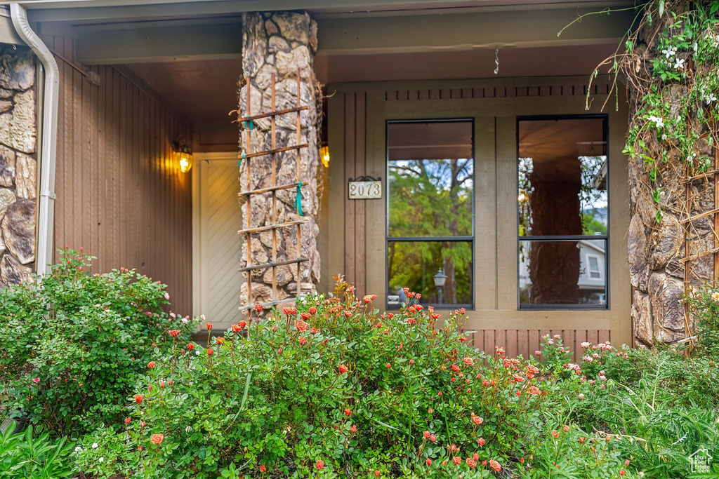 View of entrance to property