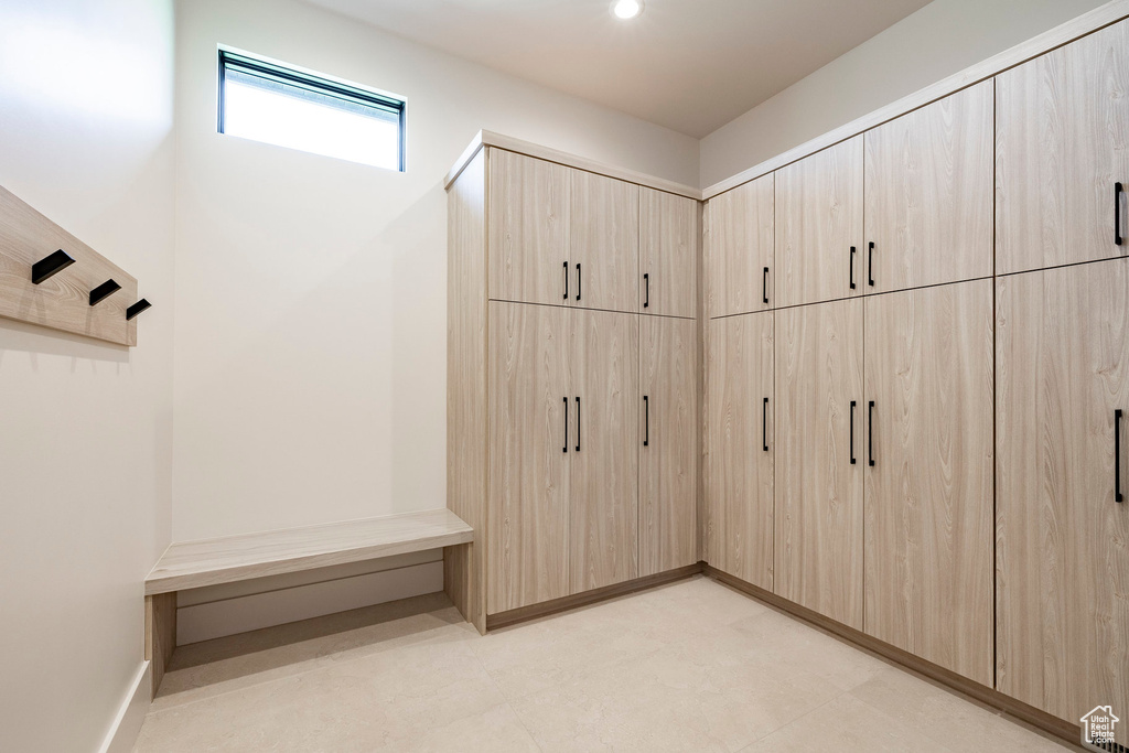 Mudroom with baseboards