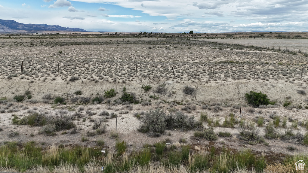 Mountain view with rural landscape