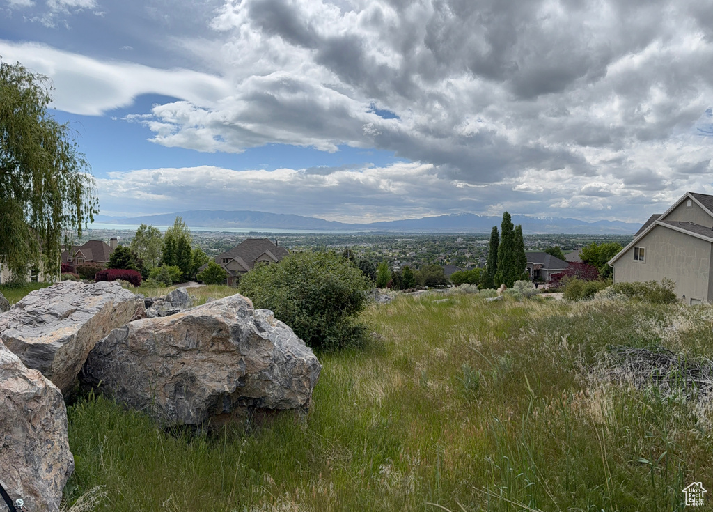 View of mountain backdrop