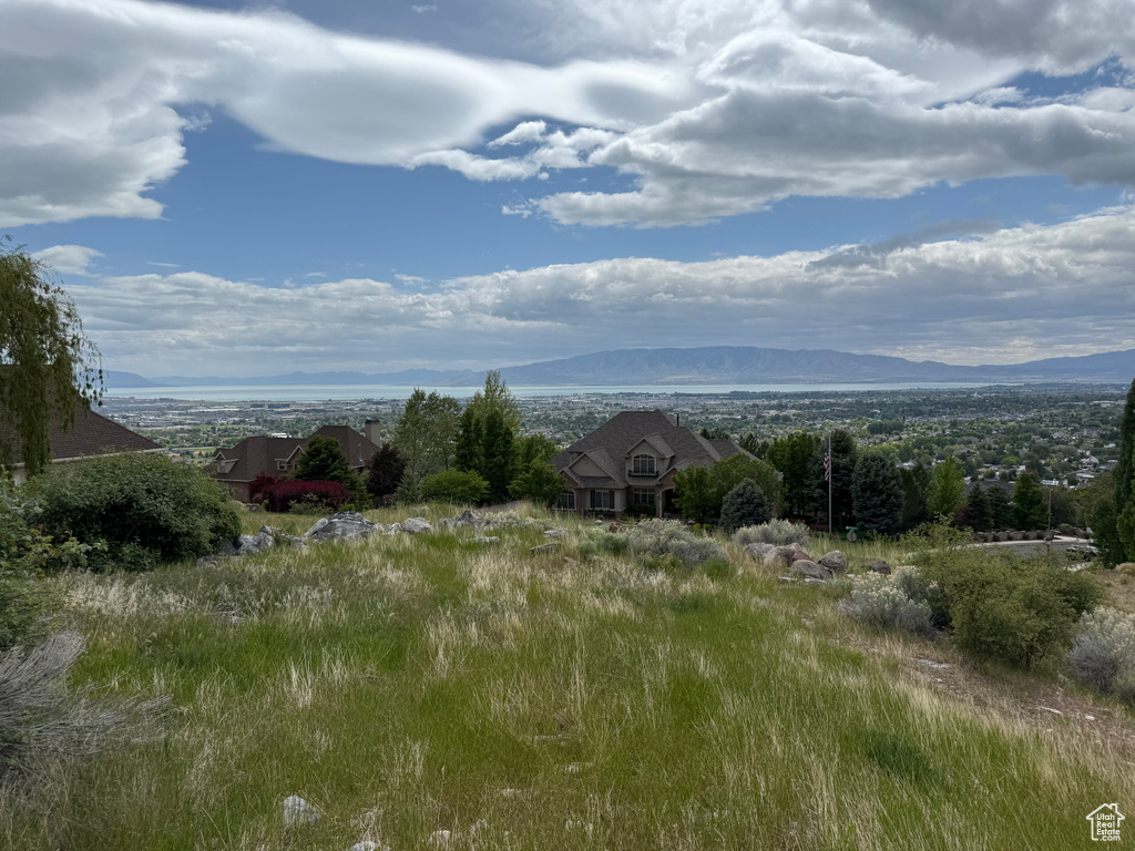 View of mountain background