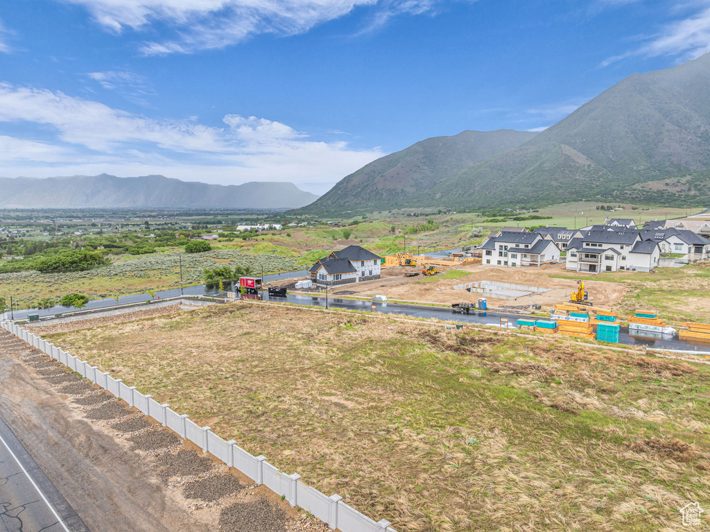View of mountain background