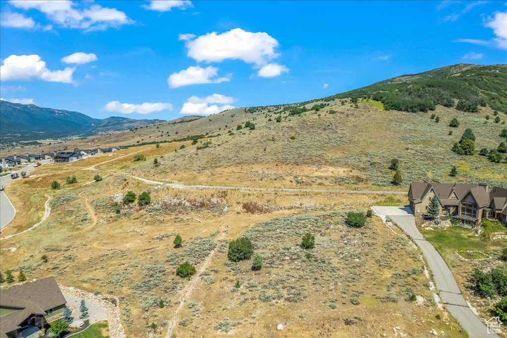Drone / aerial view of mountains