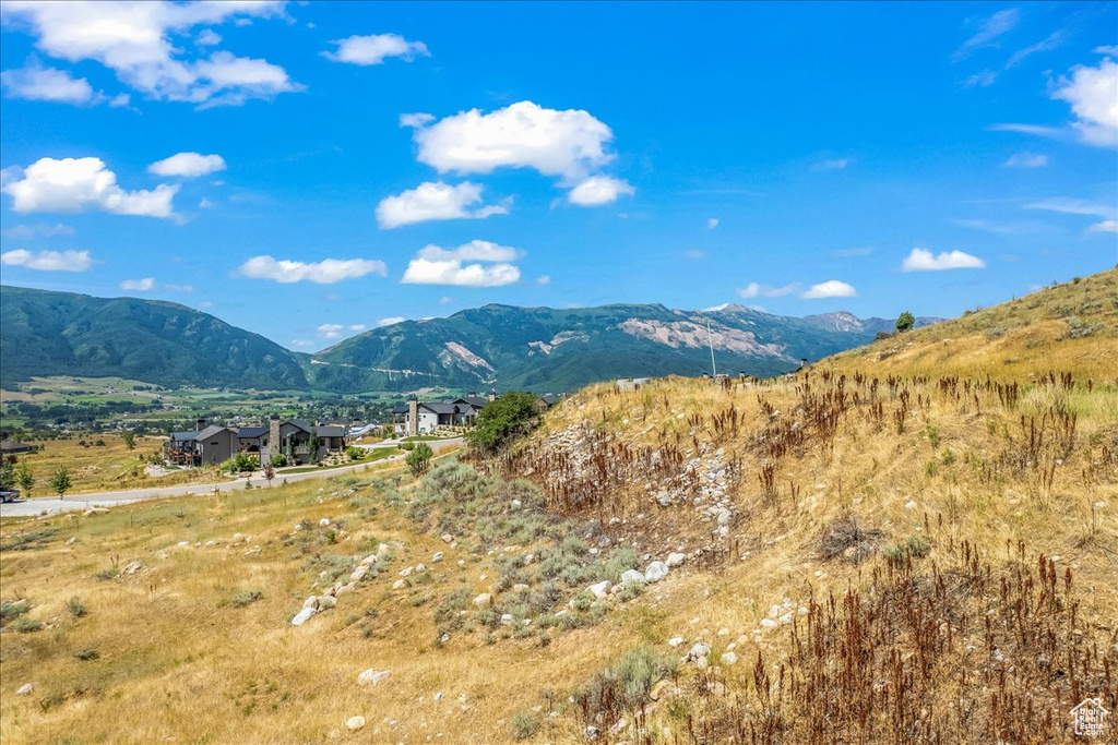 View of mountain backdrop