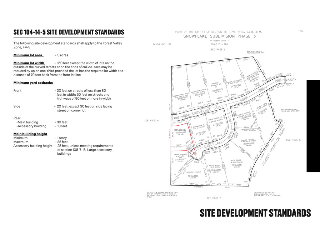 Map of parcels
