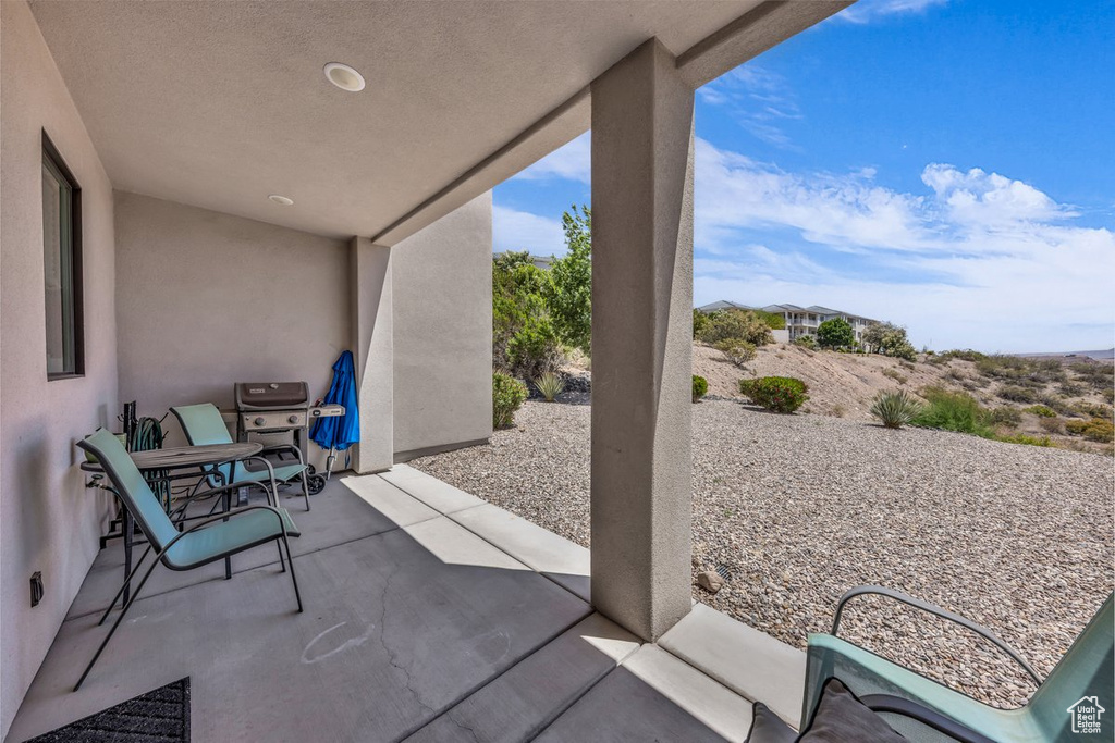 View of patio