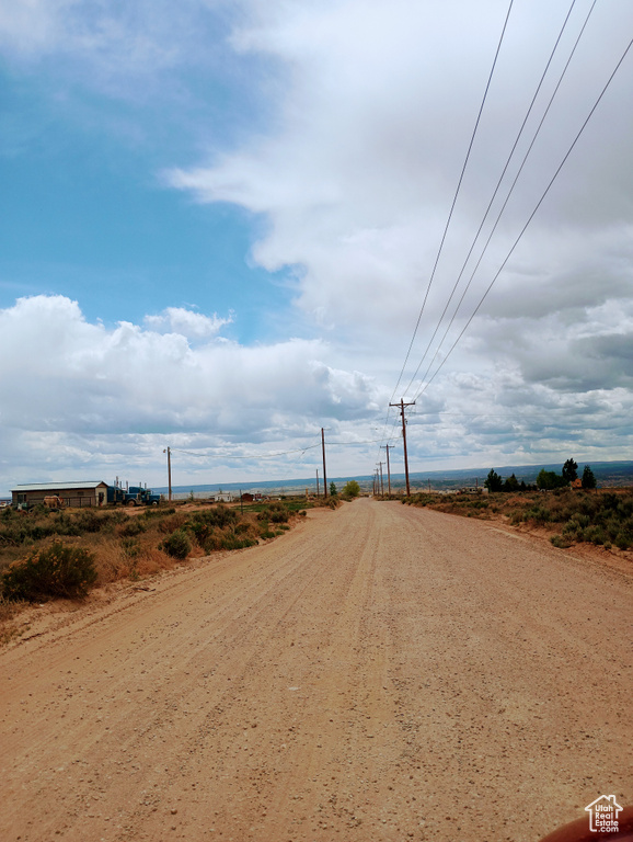 View of dirt / gravel road