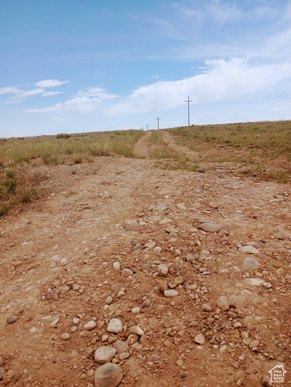 View of undeveloped land with rural landscape