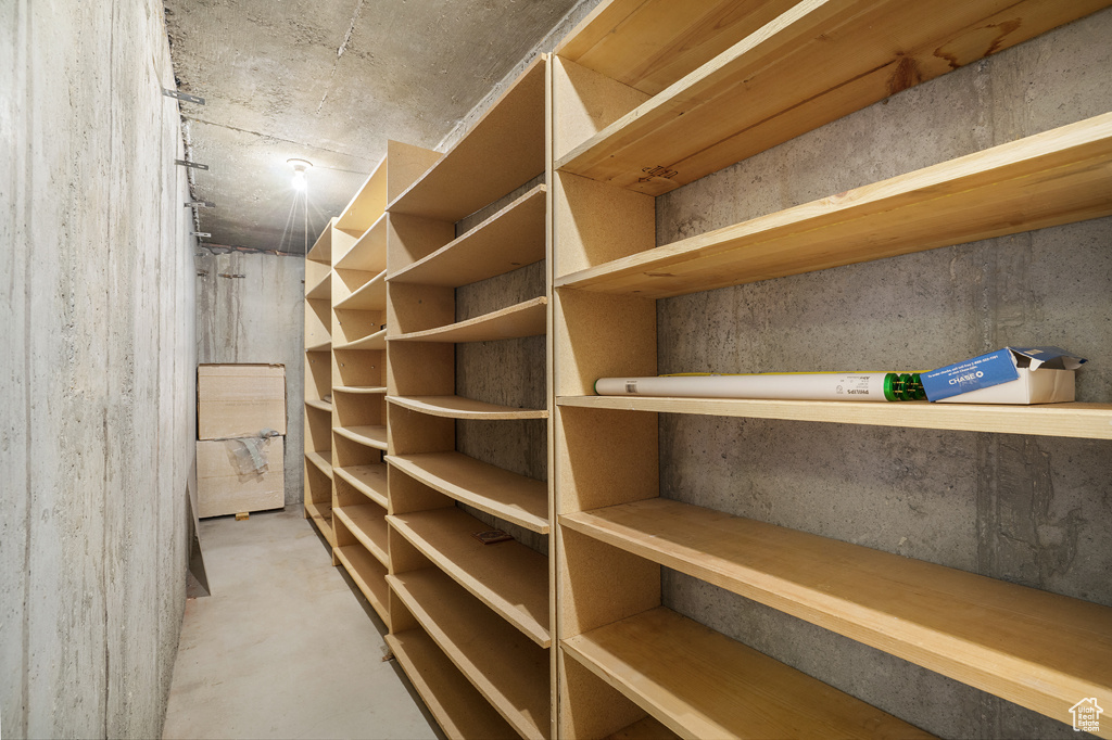 View of storage room