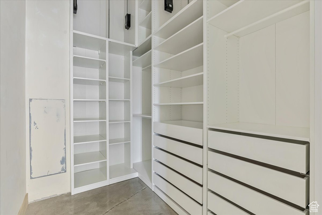 View of spacious closet