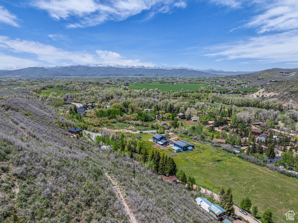 Aerial view of mountains