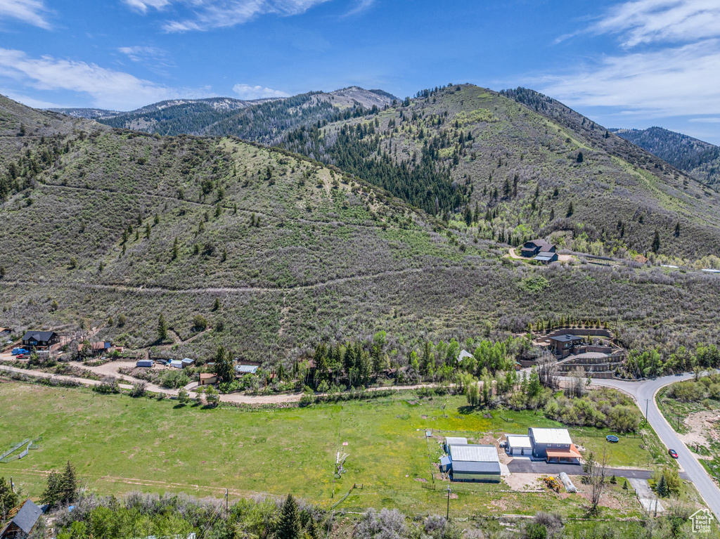 View of mountain background