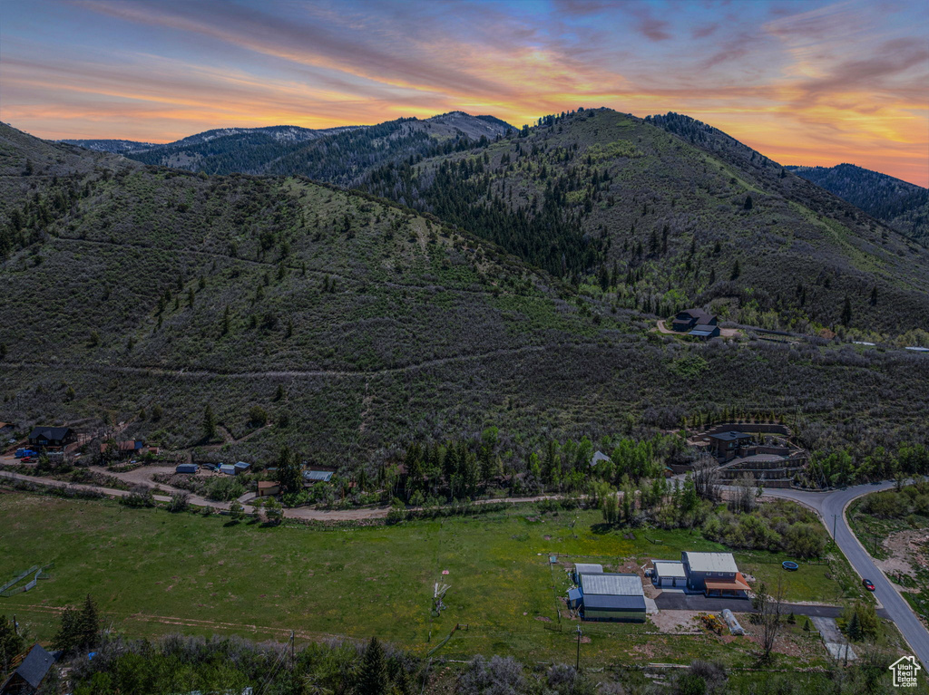 View of mountain backdrop