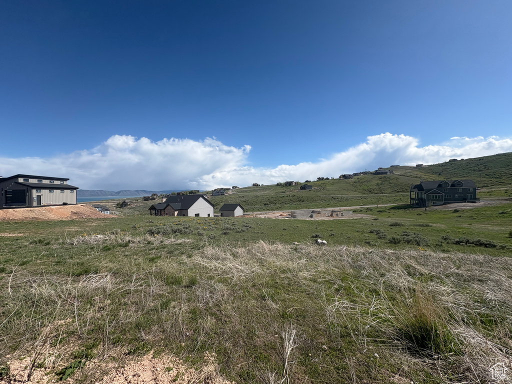 View of yard featuring a view of rural / pastoral area