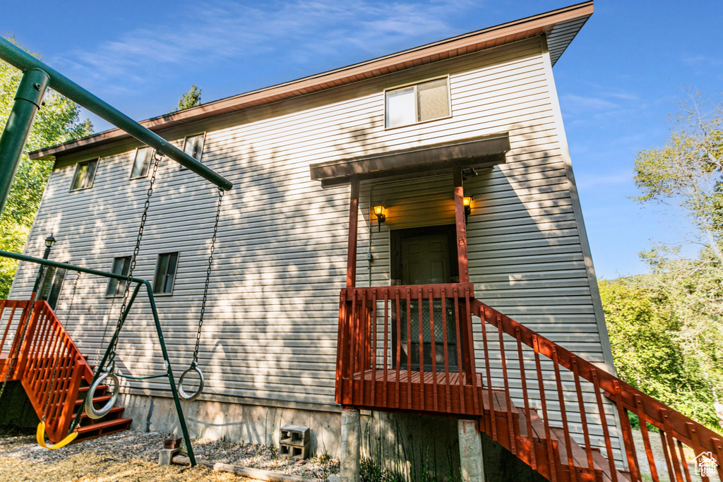 View of back of house