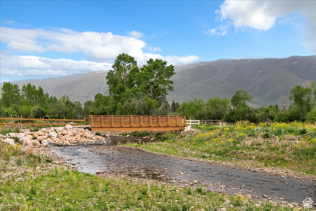 View of mountain backdrop
