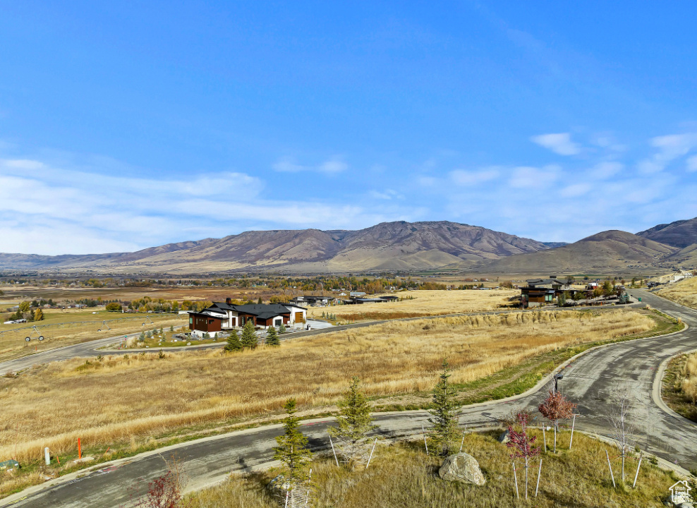 Mountain view featuring rural landscape
