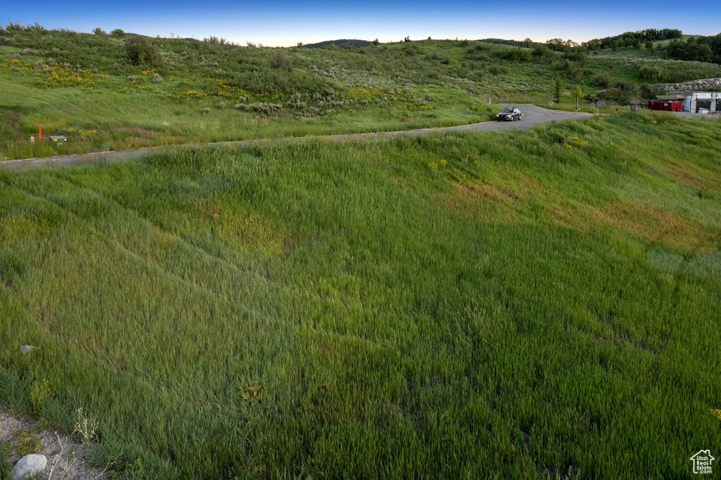 Aerial view of property's location featuring rural landscape