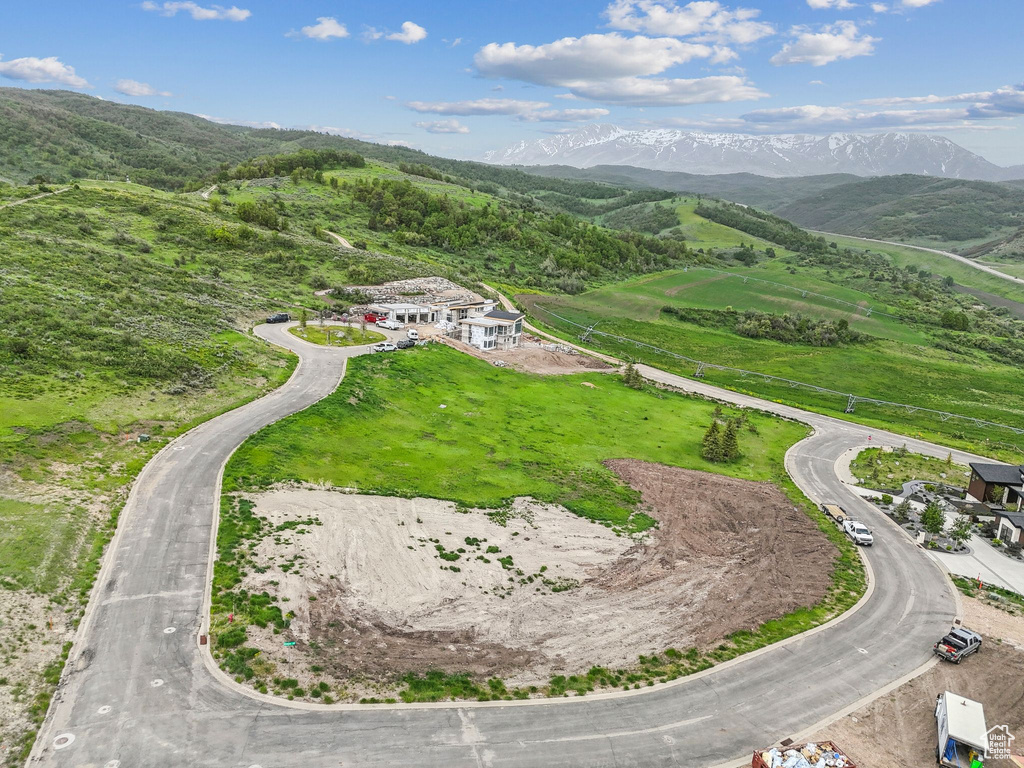 Aerial view of mountains
