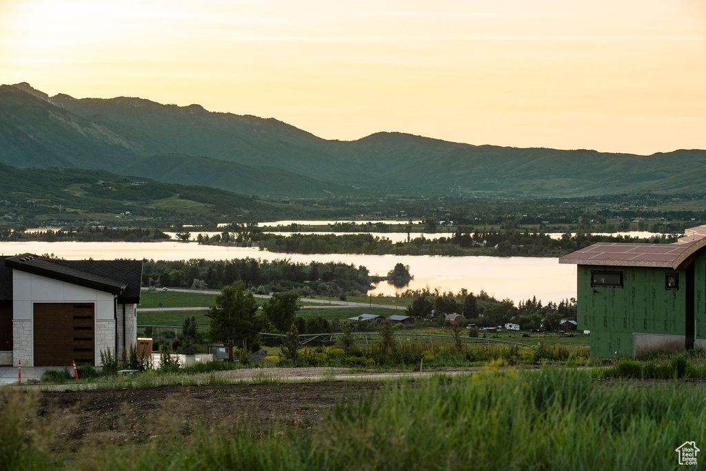 View of mountain background