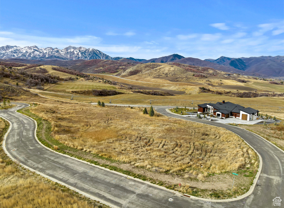 Aerial view of mountains