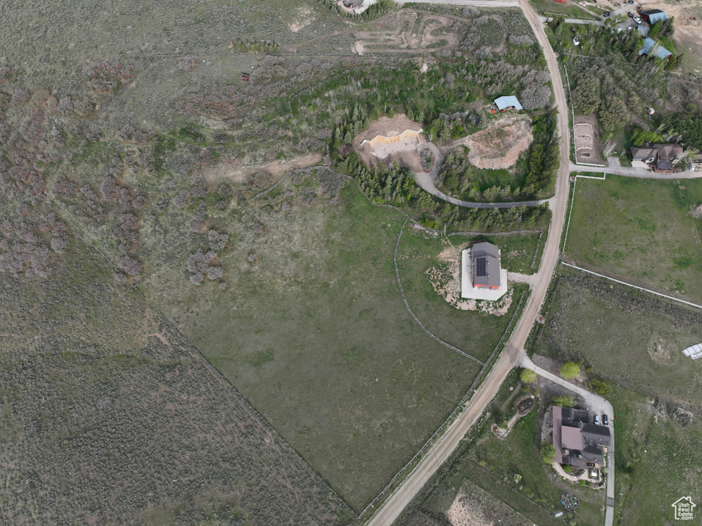 Aerial view of property and surrounding area