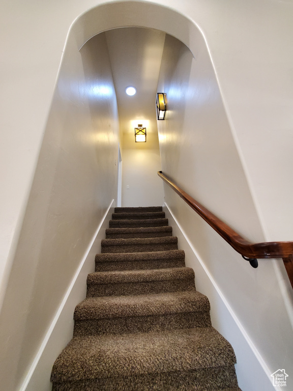 View of stairs