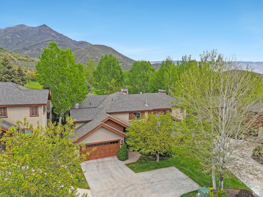 View of mountain backdrop