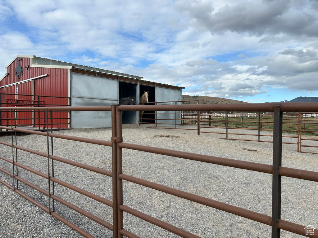 View of stable