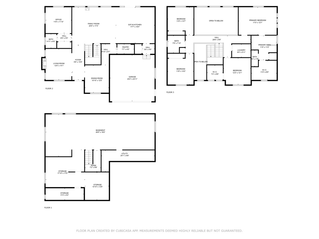 Floor plan / room layout