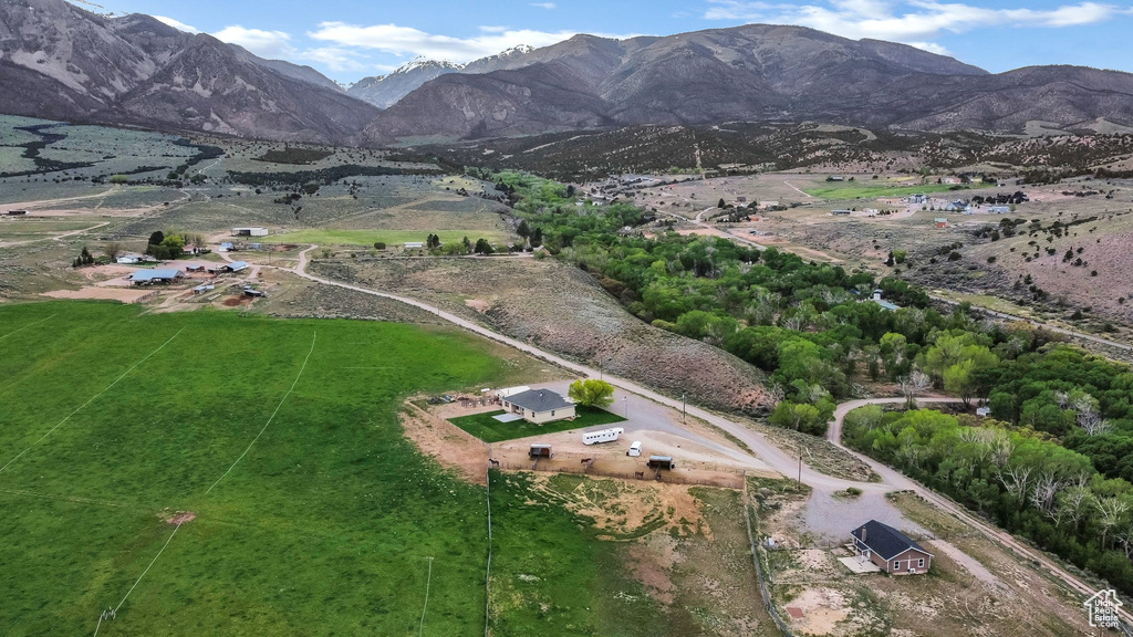 View of property location featuring mountains