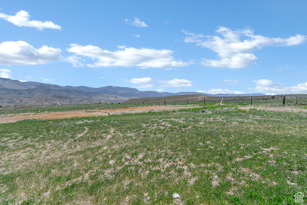 Mountain view featuring rural landscape