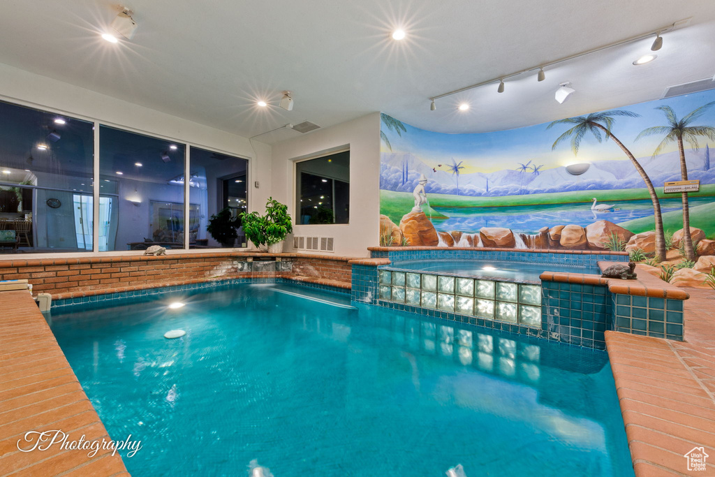 View of outdoor pool