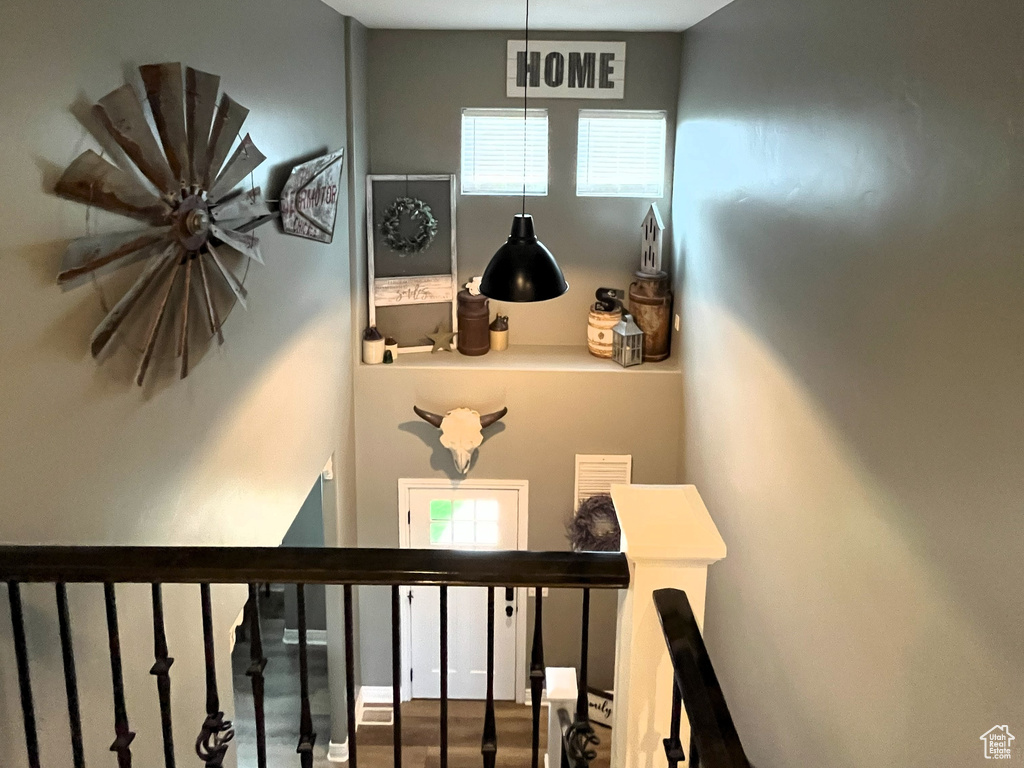 View of stairs