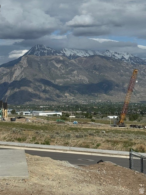 View of mountain background
