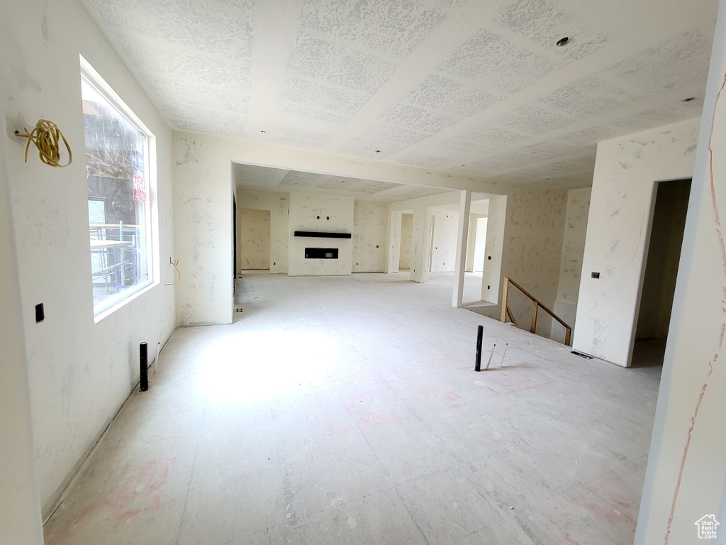 View of unfurnished living room