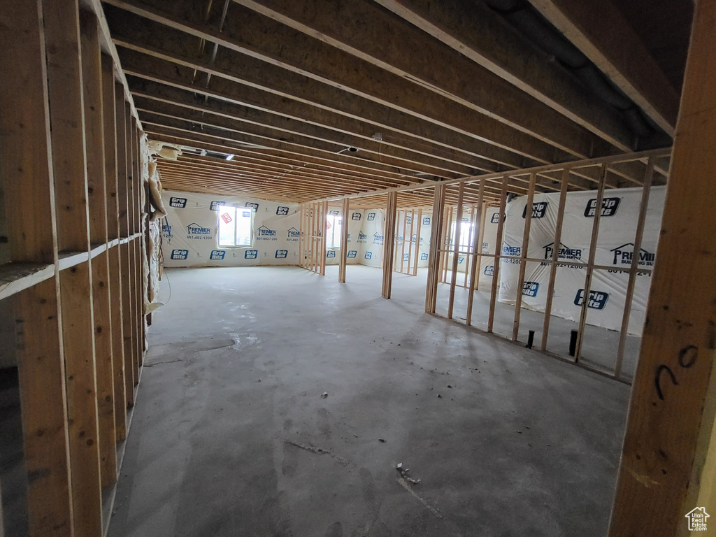 View of basement