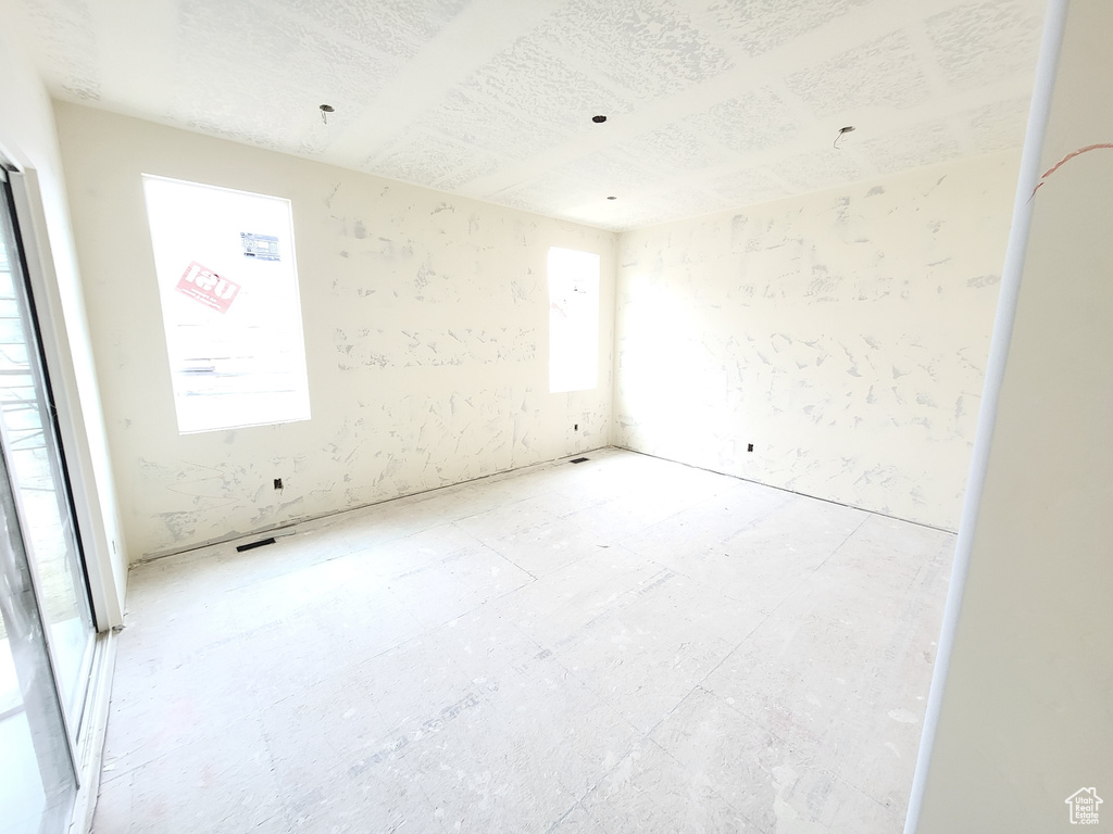 View of spare room