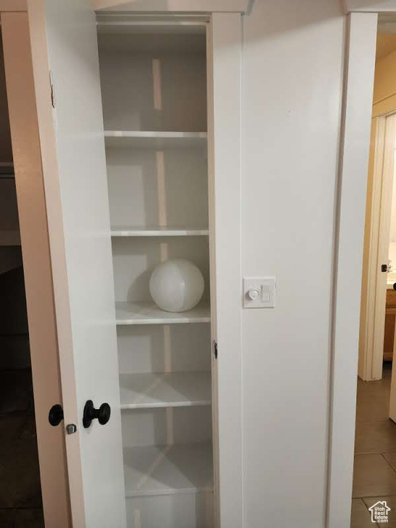 View of closet