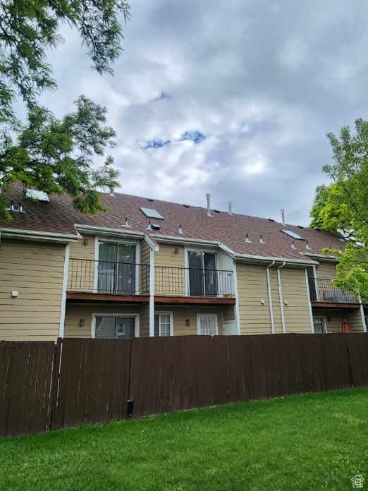 View of back of house