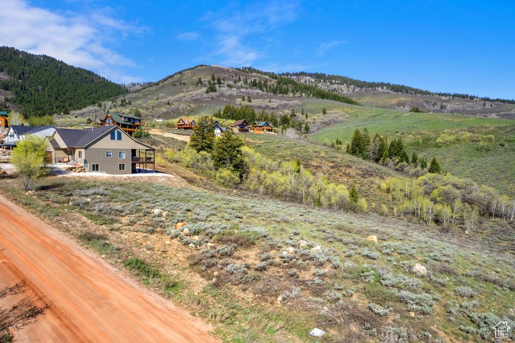 View of mountain background