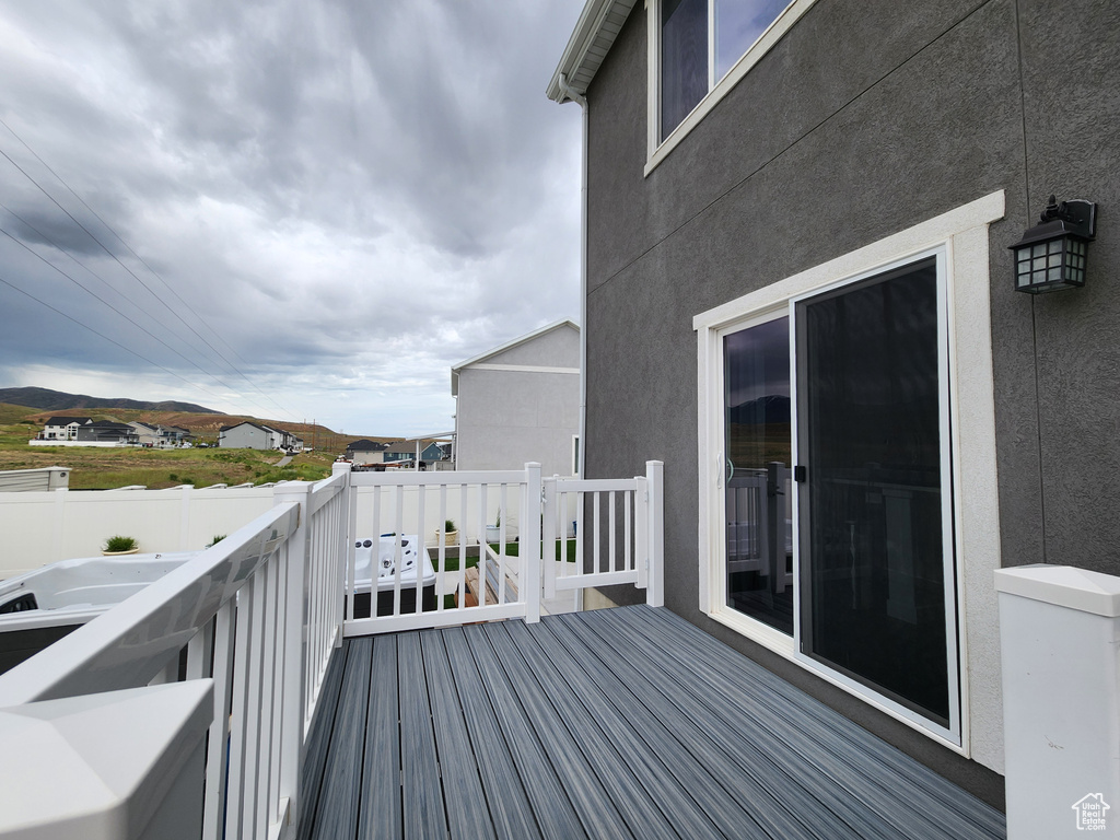 View of deck