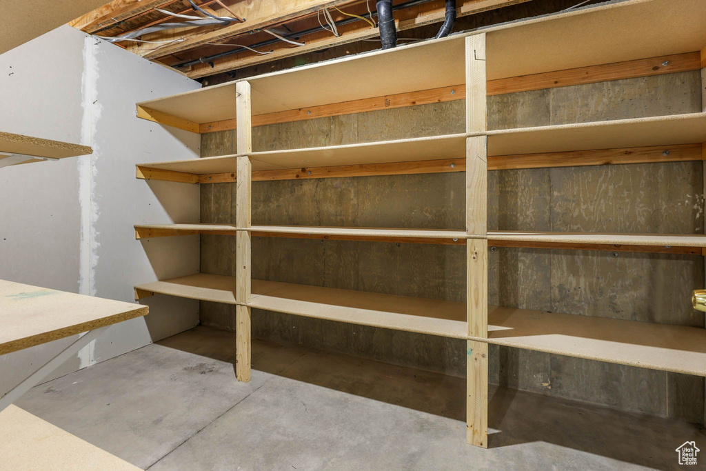 View of storage area