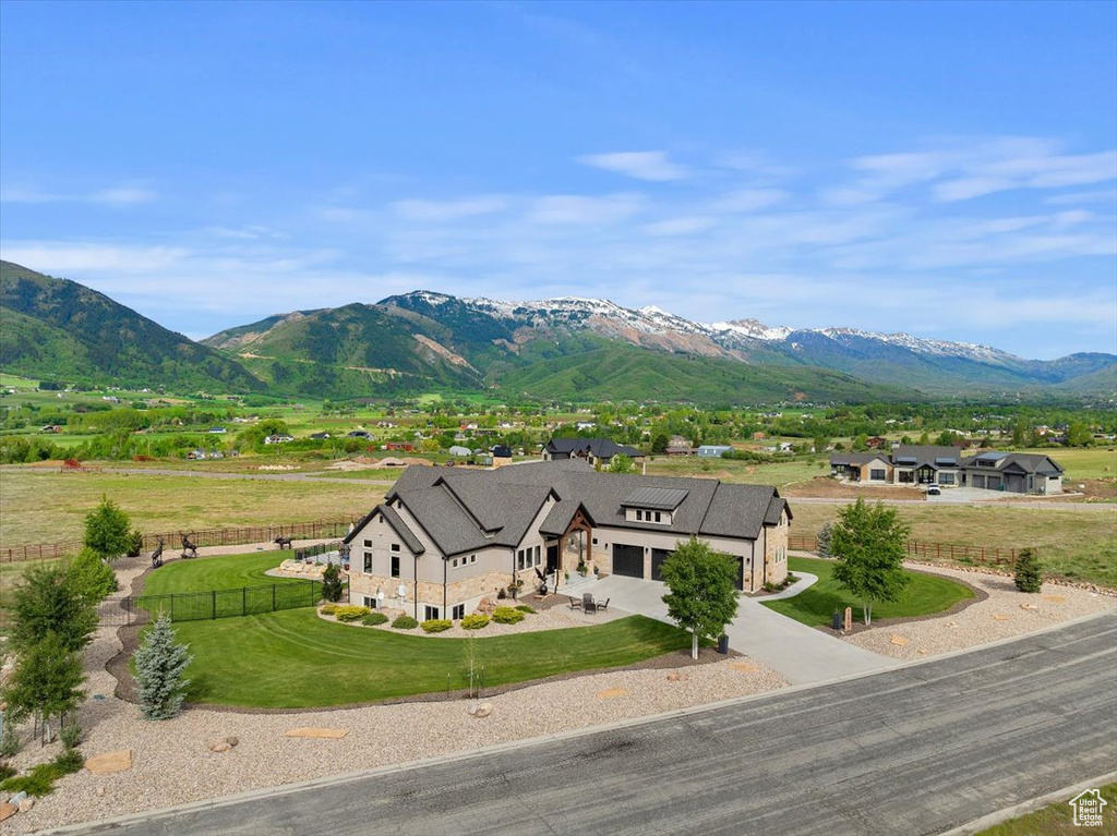 View of mountain backdrop