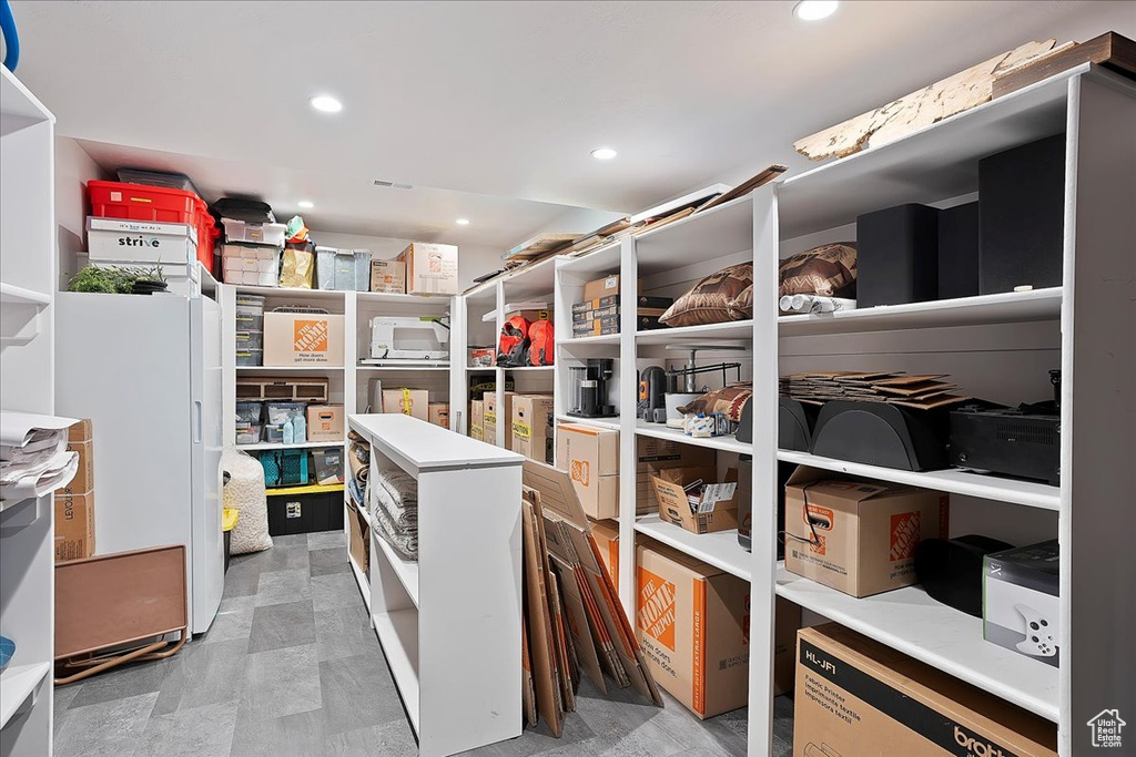 View of storage room