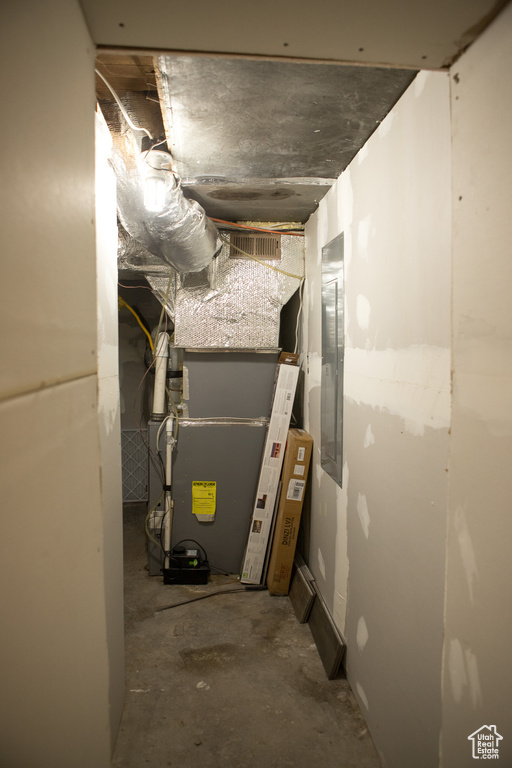 View of utility room