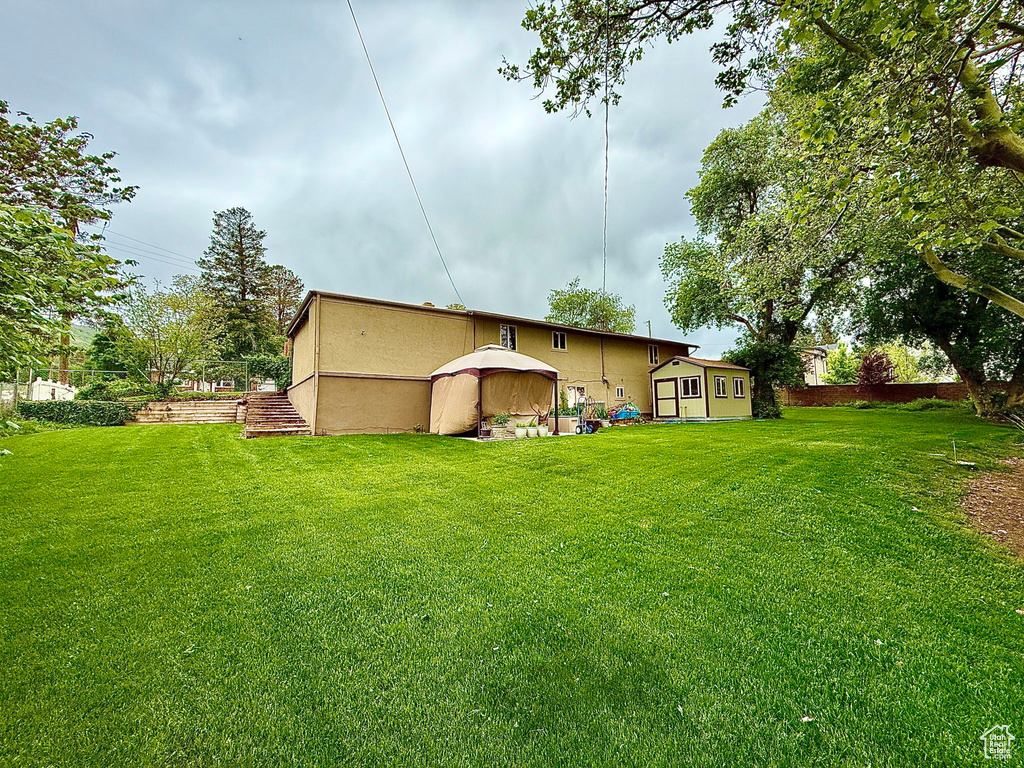View of back of property