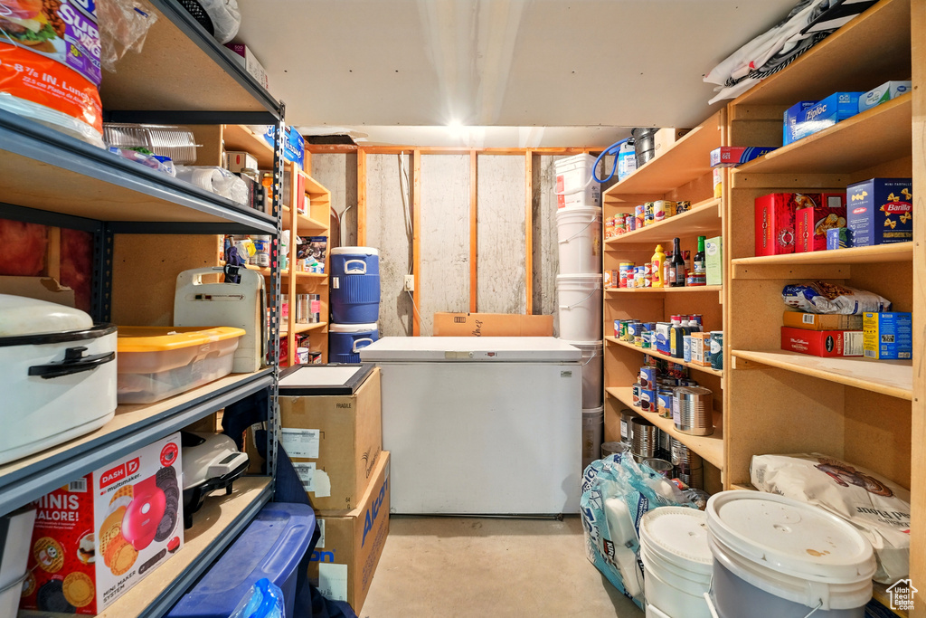 View of storage area