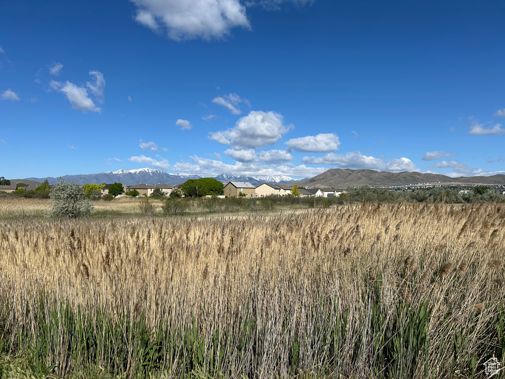 View of mountain backdrop
